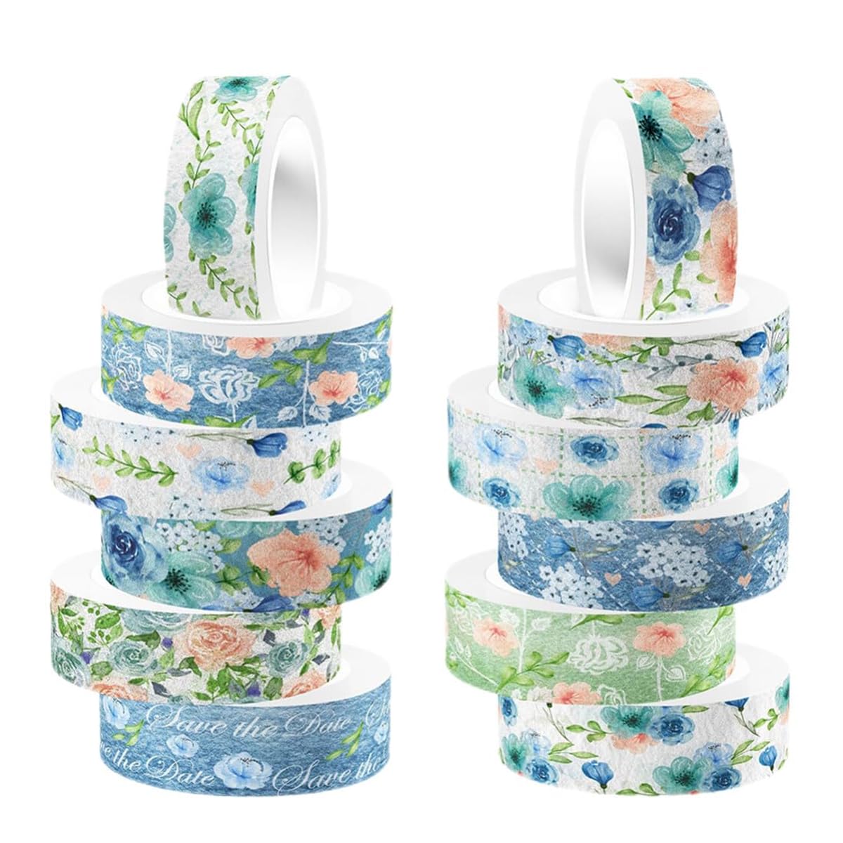 HASTHIP 12 Rolls Floral Washi Tape 0.59 inches x 16.4ft Aesthetic Floral Art Scrapbooking Washi Tape Masking Tape Floral Print Washi Tape for Decorating, Scrapbooking, DIY Crafts Scrapbook Supplies HASTHIP 12 Rolls Floral Washi Tape 0.59 inches x 16.4ft Aesthetic Floral Art Scrapbooking Washi Tape Masking Tape Floral Print Washi Tape for Decorating, Scrapbooking, DIY Crafts Scrapbook Supplies